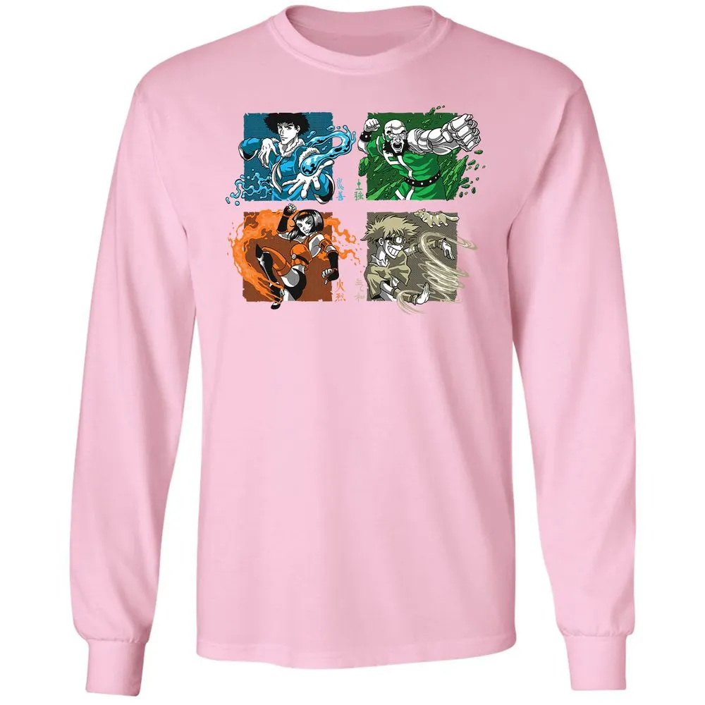 Long Sleeve T-Shirt - Z31VXC6U - Light Pink - 3