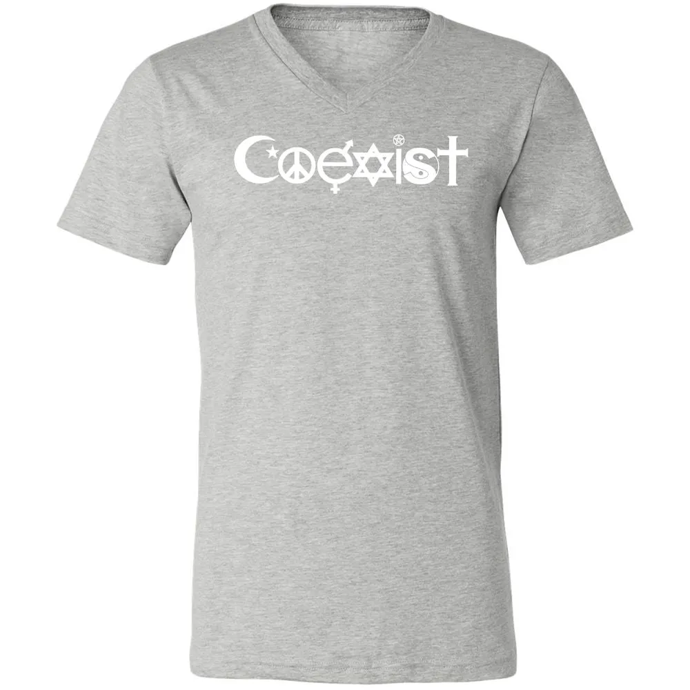 Unisex V-Neck T-Shirt - JYPD81KW - Athletic Heather - 7