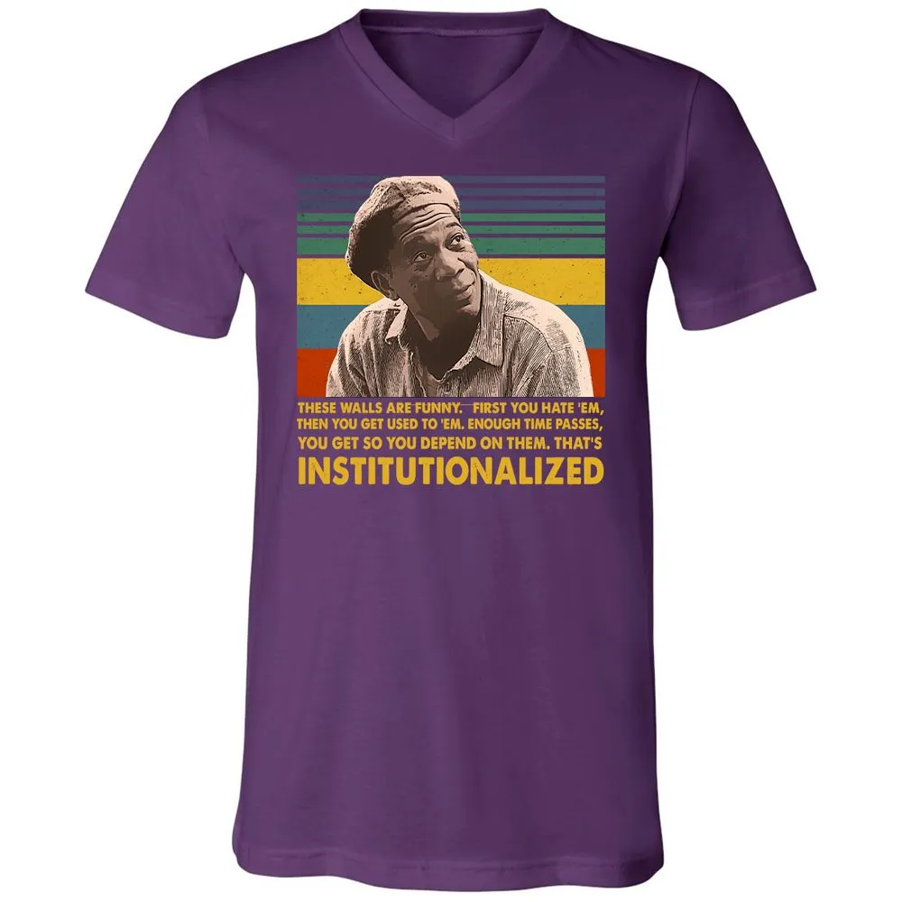 Unisex V-Neck T-Shirt - VDG36S2P - Team Purple - 9