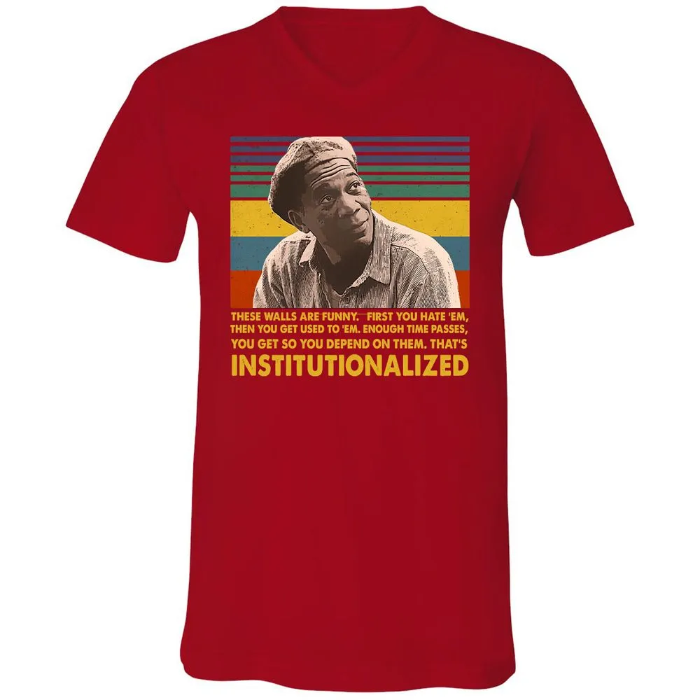 Unisex V-Neck T-Shirt - VDG36S2P - Red - 3
