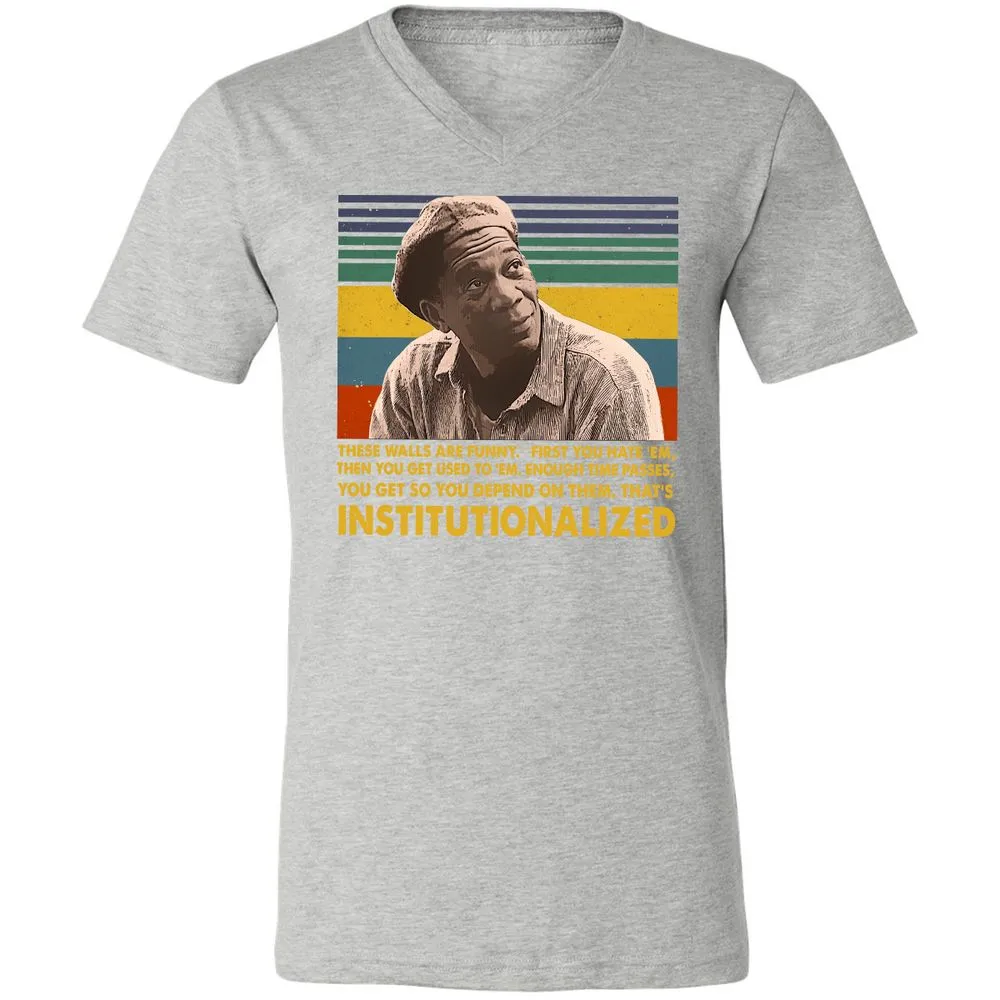 Unisex V-Neck T-Shirt - VDG36S2P - Athletic Heather - 7