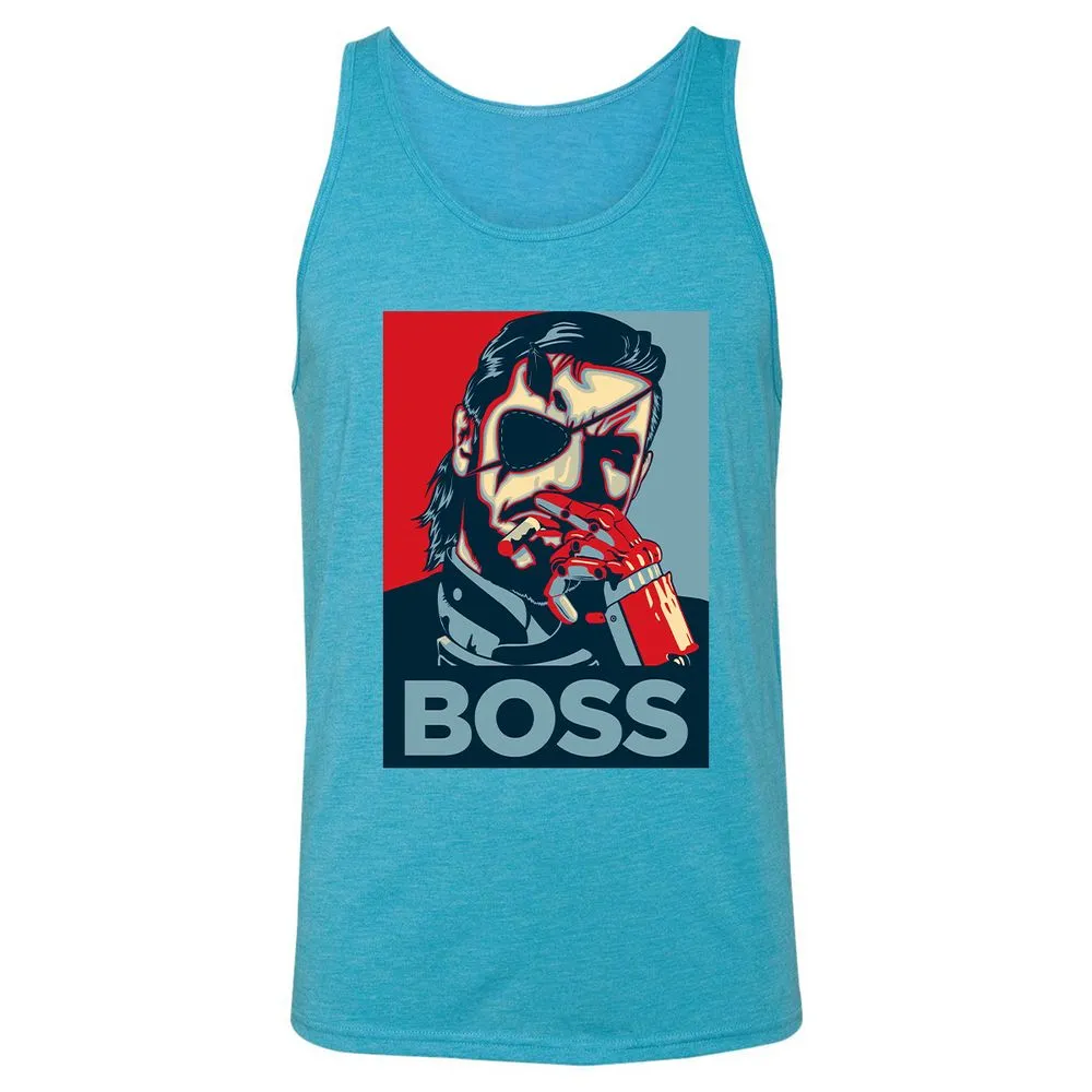 Unisex Jersey Tank - 9P4TKD4Z - Aqua Triblend - 3