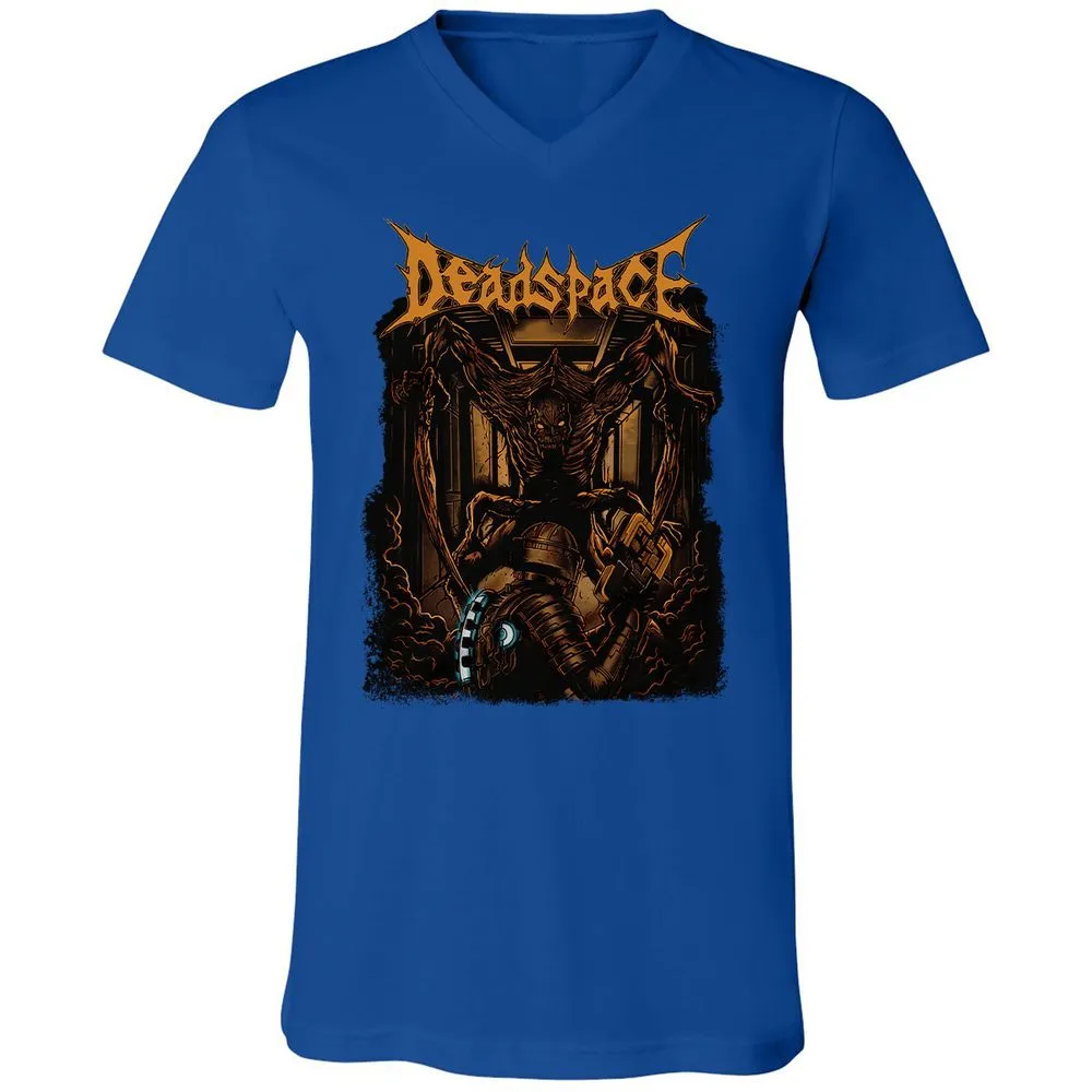 Unisex V-Neck T-Shirt - VZ4WFMSK - True Royal - 4