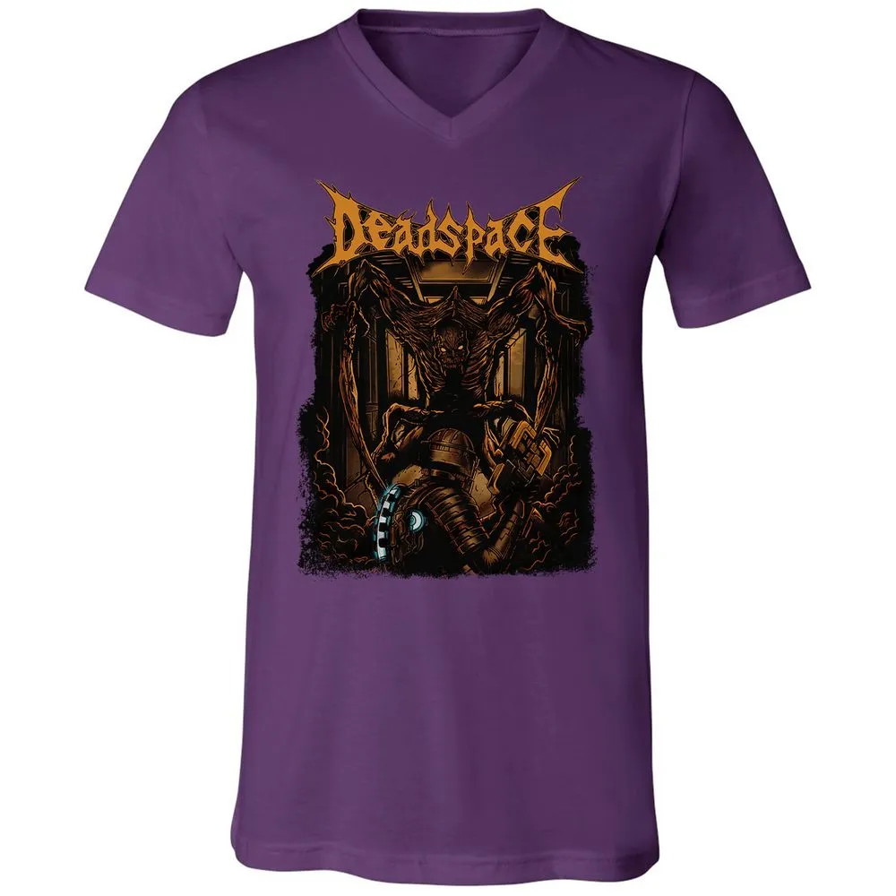 Unisex V-Neck T-Shirt - VZ4WFMSK - Team Purple - 9