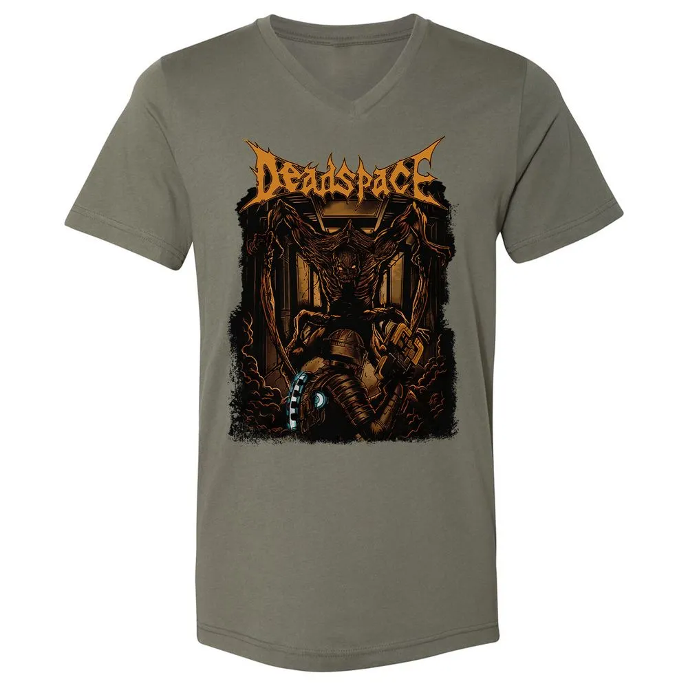 Unisex V-Neck T-Shirt - VZ4WFMSK - Military Green - 10