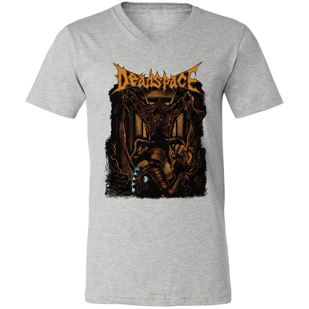 Unisex V-Neck T-Shirt - VZ4WFMSK - Athletic Heather - 7