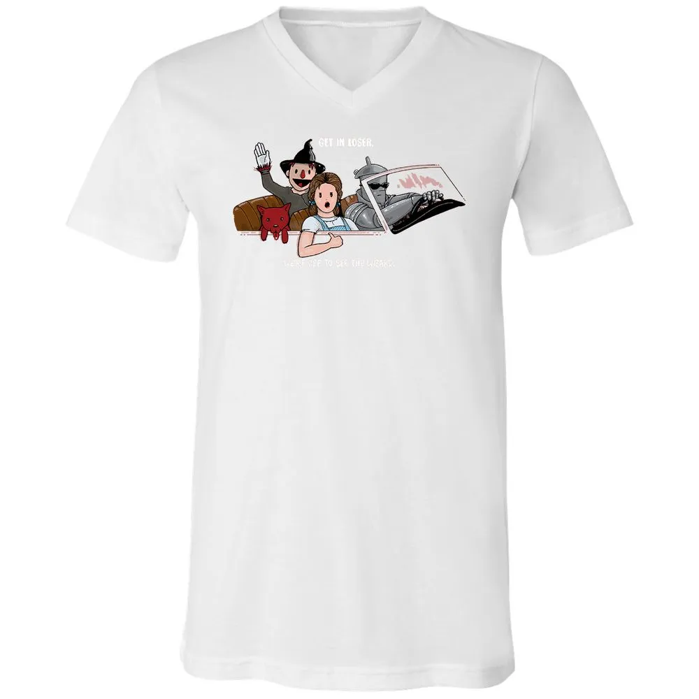Unisex V-Neck T-Shirt - P6NACQG3 - White - 5
