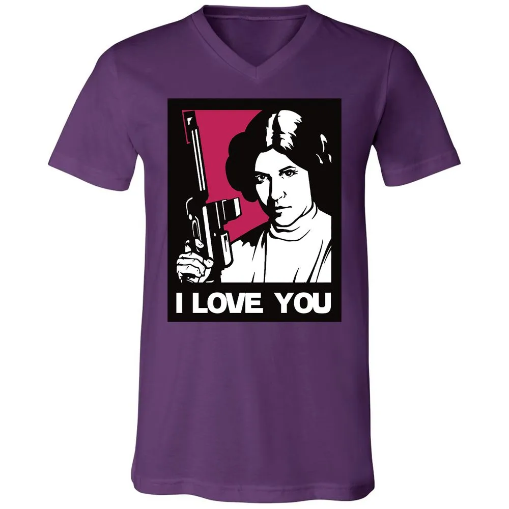Unisex V-Neck T-Shirt - USLZ2UDJ - Team Purple - 9