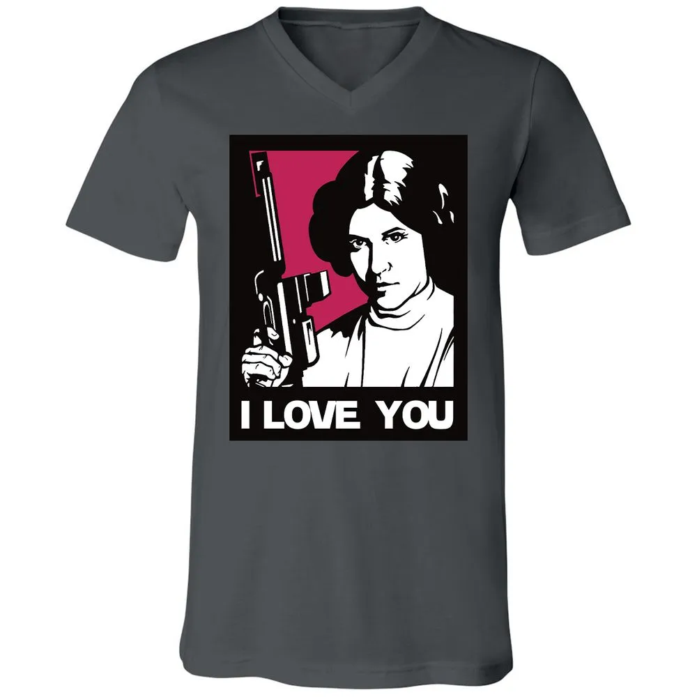 Unisex V-Neck T-Shirt - USLZ2UDJ - Asphalt - 12
