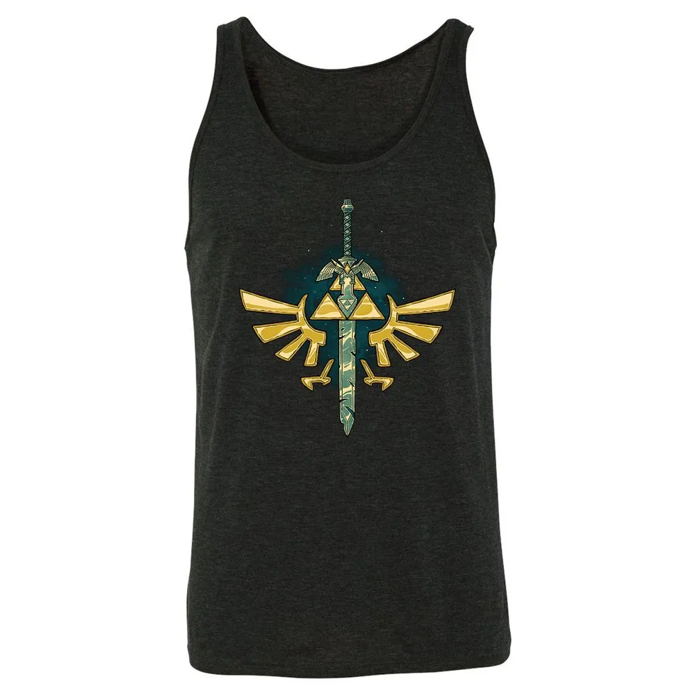 Unisex Jersey Tank - QR2AP55G - Charcoal Black Triblend - 5