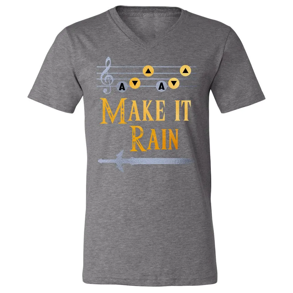 Unisex V-Neck T-Shirt - GUAAW99B - Deep Heather - 13