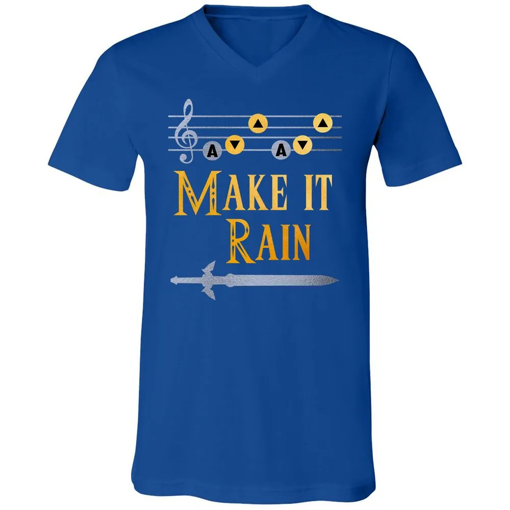 Unisex V-Neck T-Shirt - GUAAW99B - True Royal - 4