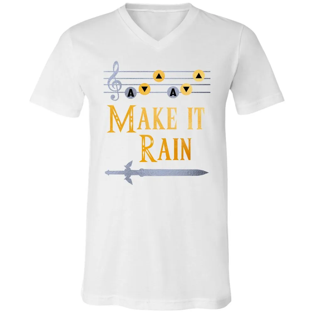 Unisex V-Neck T-Shirt - GUAAW99B - White - 5