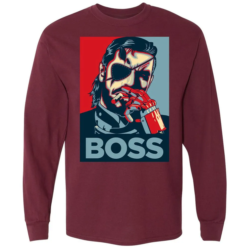 Long Sleeve T-Shirt - WS99QLJZ - Maroon - 11