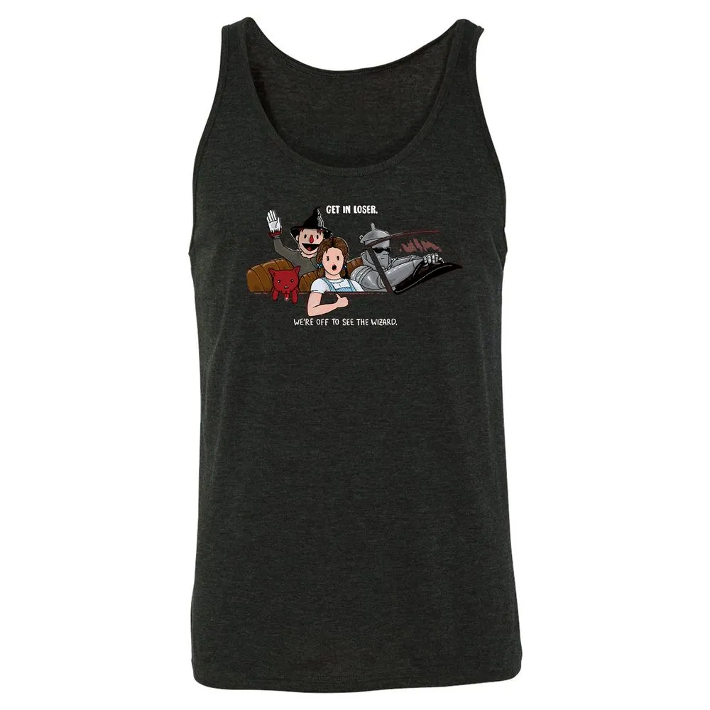 Unisex Jersey Tank - CJRHX37L - Charcoal Black Triblend - 5