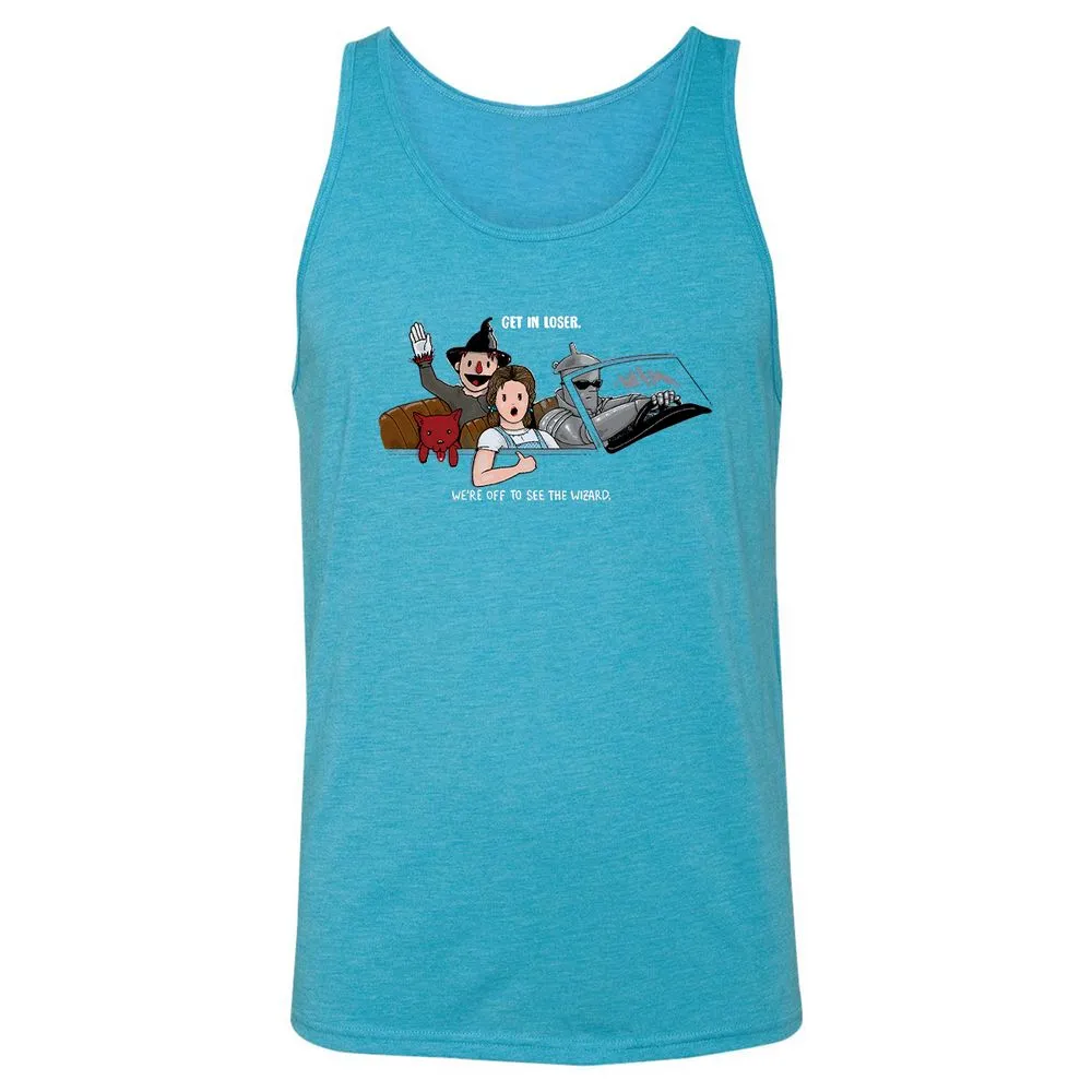 Unisex Jersey Tank - CJRHX37L - Aqua Triblend - 3