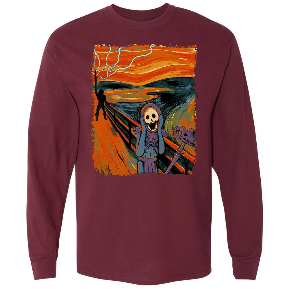 Long Sleeve T-Shirt - HGC7ME7N - Maroon - 11
