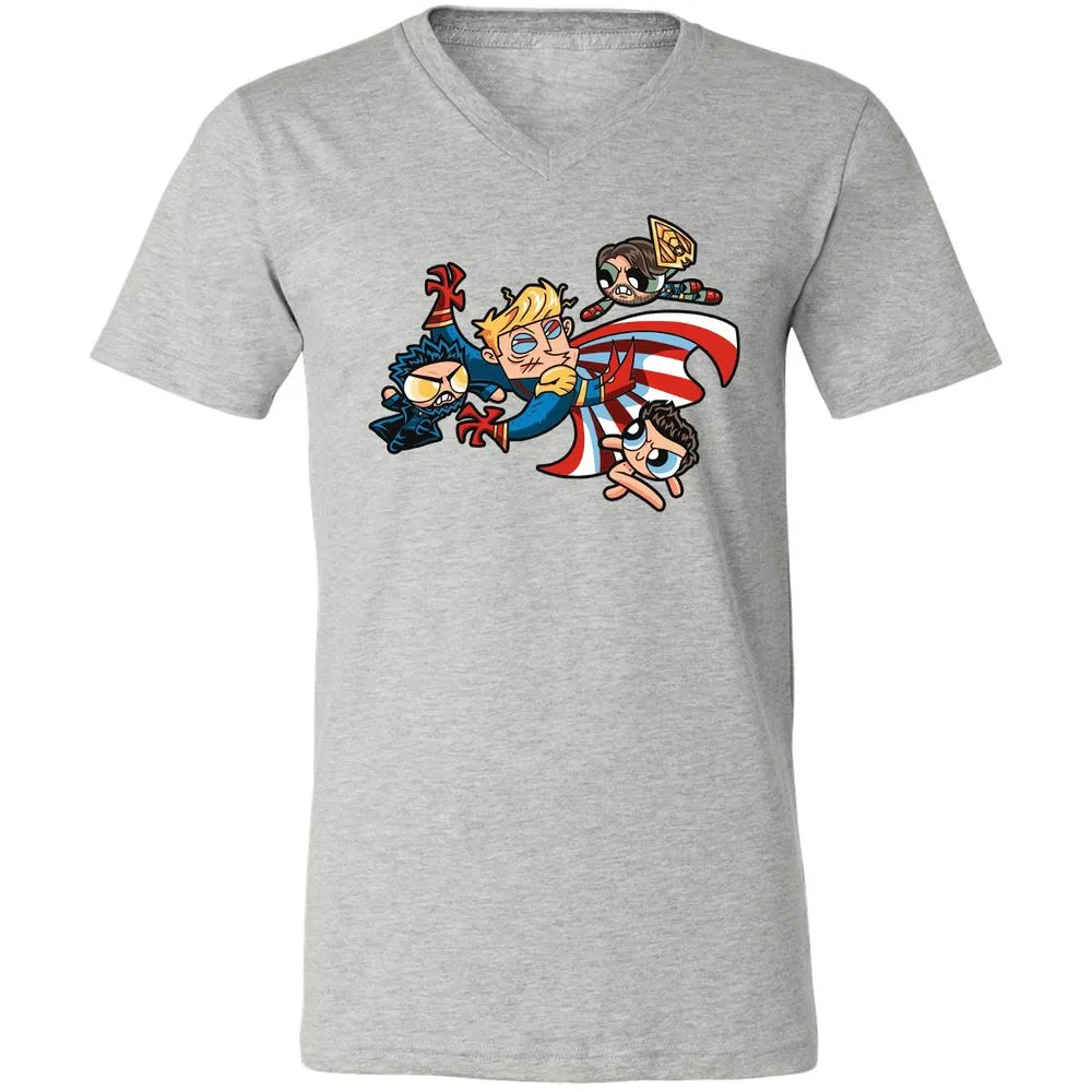 Unisex V-Neck T-Shirt - BUDU6RFA - Athletic Heather - 7