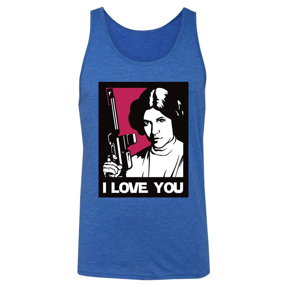 Unisex Jersey Tank - LP2NU599 - True Royal Triblend - 12