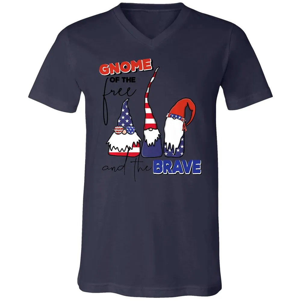 Unisex V-Neck T-Shirt - K89GRAUJ - Navy - 2