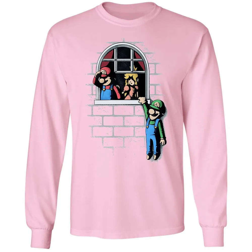 Long Sleeve T-Shirt - V5WH1QD8 - Light Pink - 3