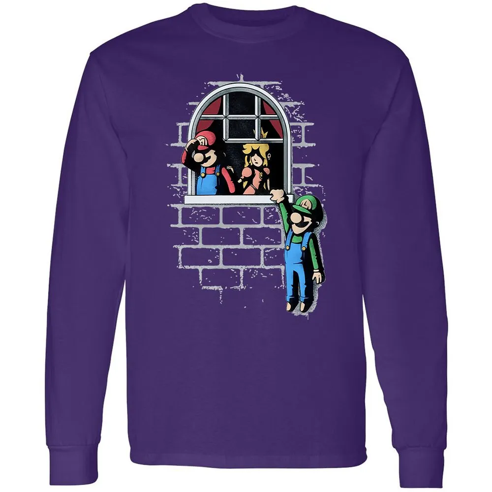 Long Sleeve T-Shirt - V5WH1QD8 - Purple - 13