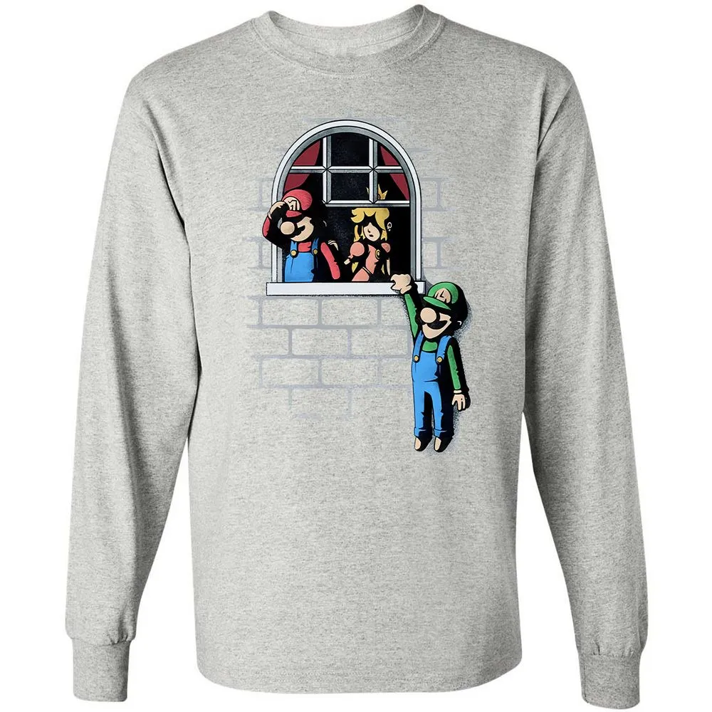 Long Sleeve T-Shirt - V5WH1QD8 - Ash - 7