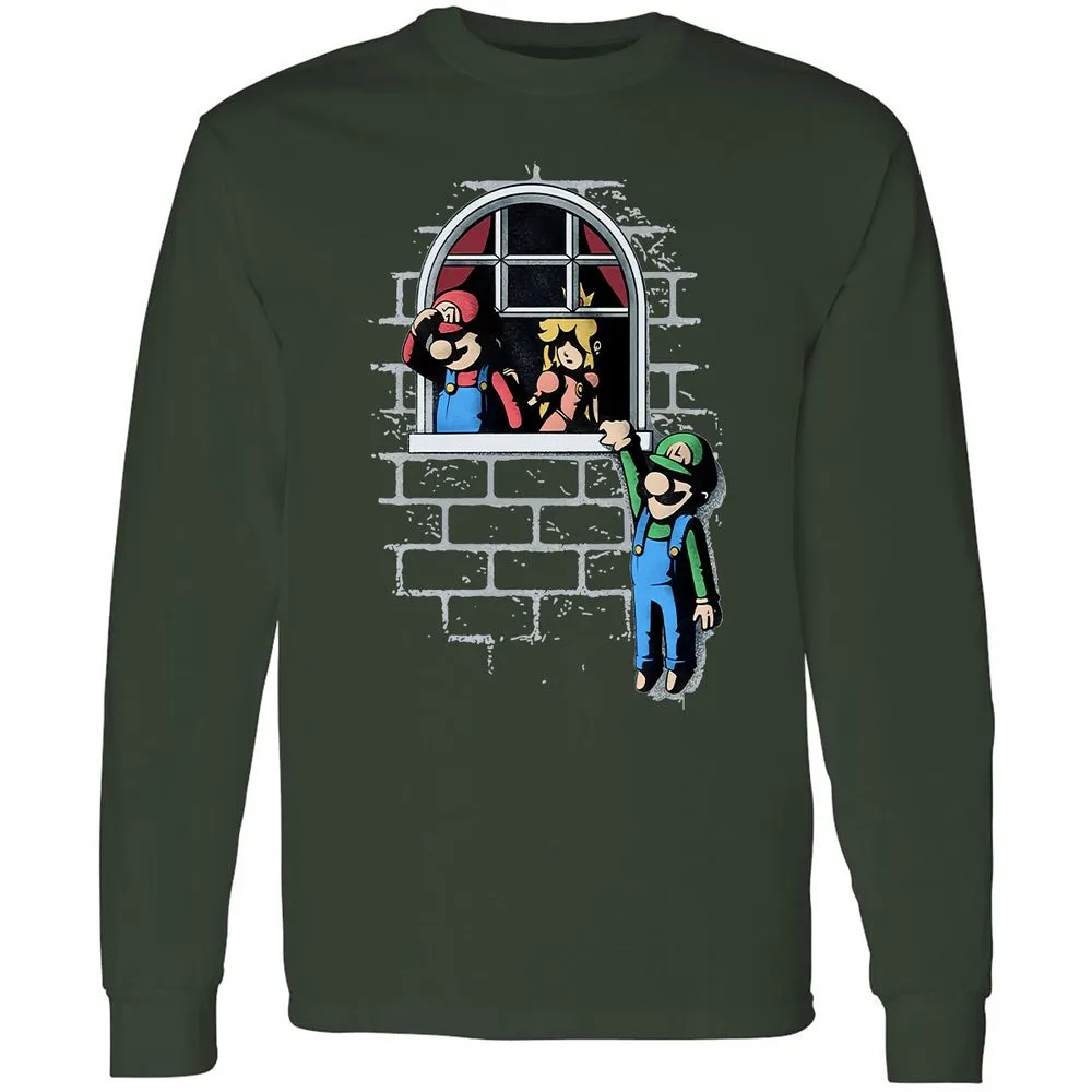 Long Sleeve T-Shirt - V5WH1QD8 - Forest Green - 4
