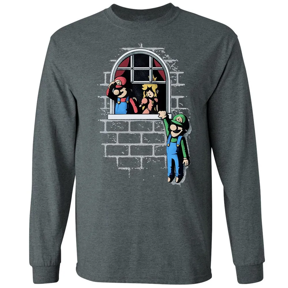Long Sleeve T-Shirt - V5WH1QD8 - Dark Heather - 15