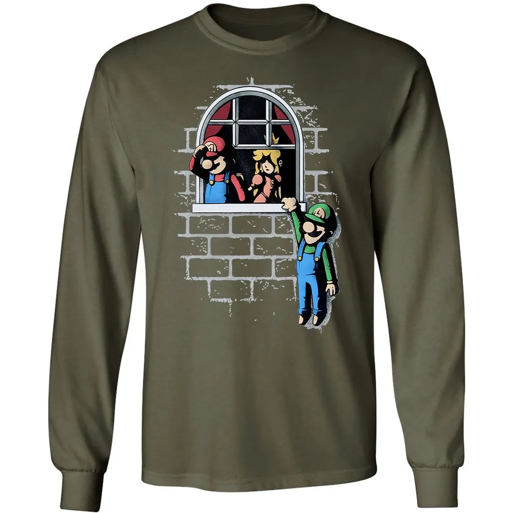Long Sleeve T-Shirt - V5WH1QD8 - Military Green - 16