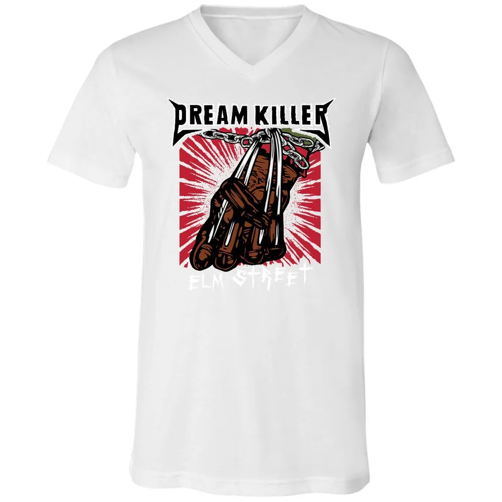 Unisex V-Neck T-Shirt - QSZ7NX4T - White - 5
