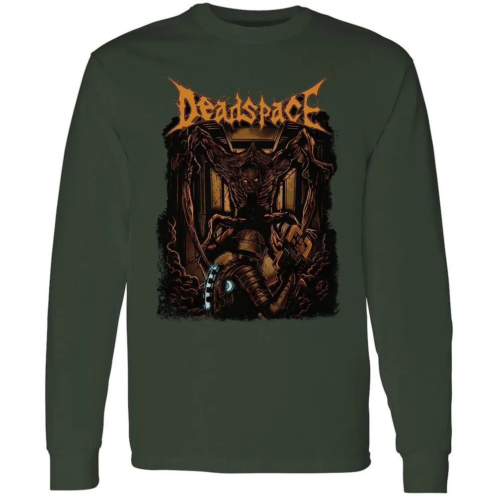 Long Sleeve T-Shirt - 47Y1WC6J - Forest Green - 4