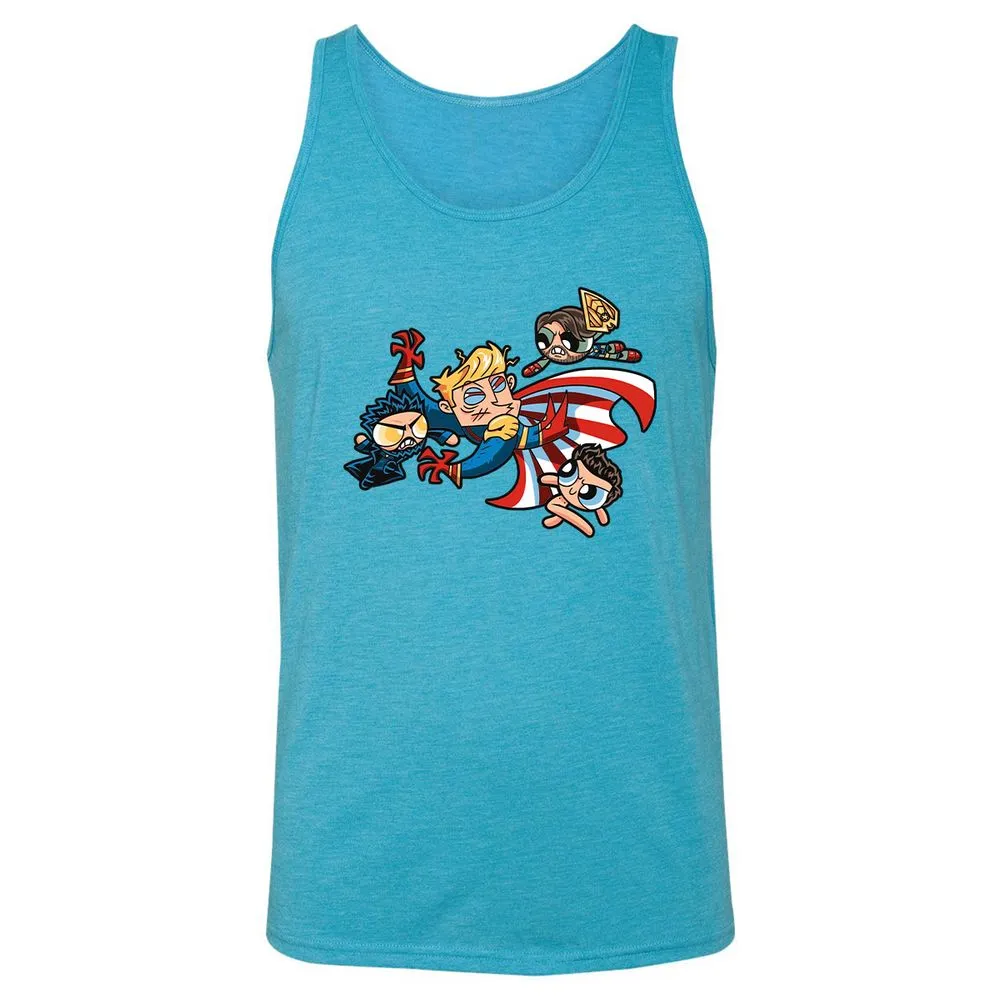 Unisex Jersey Tank - FGEBNJA6 - Aqua Triblend - 3