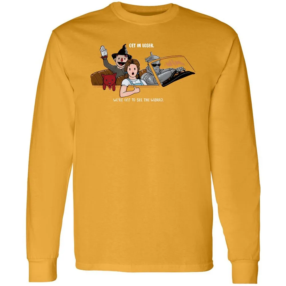 Long Sleeve T-Shirt - 5DQSDZXU - Gold - 9