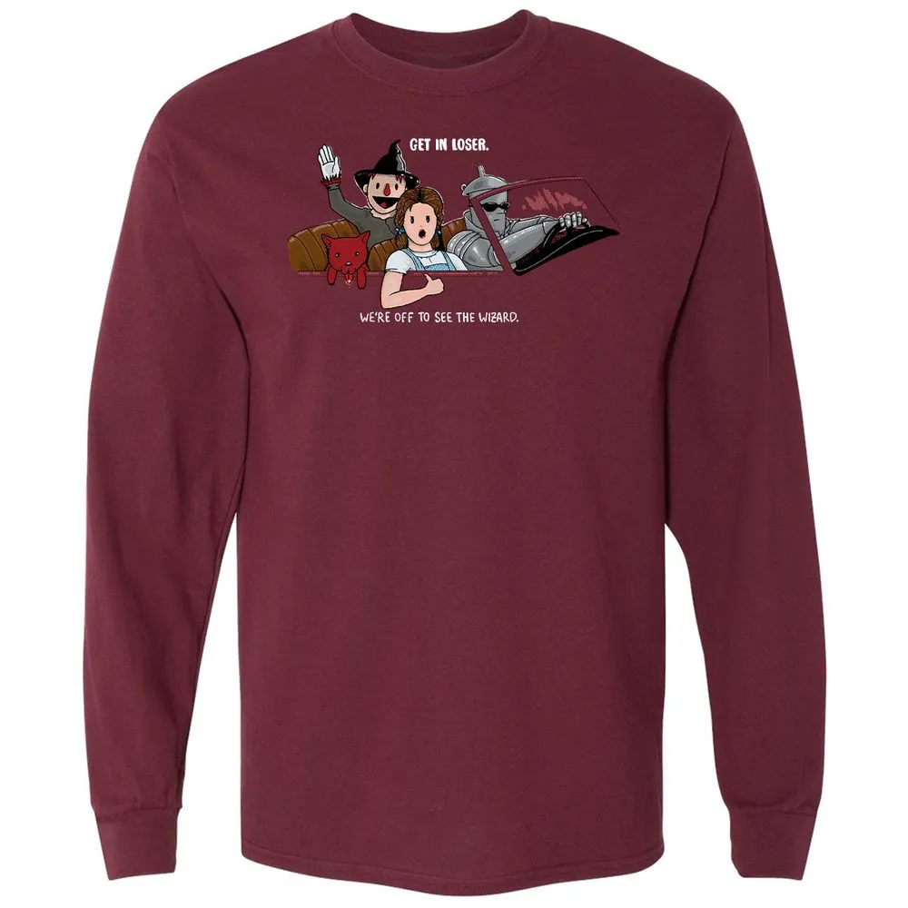 Long Sleeve T-Shirt - 5DQSDZXU - Maroon - 11