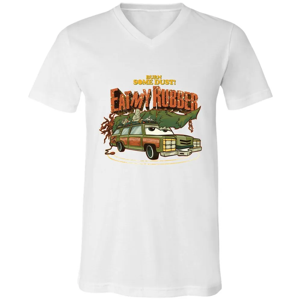 Unisex V-Neck T-Shirt - 7GU7TZKK - White - 5