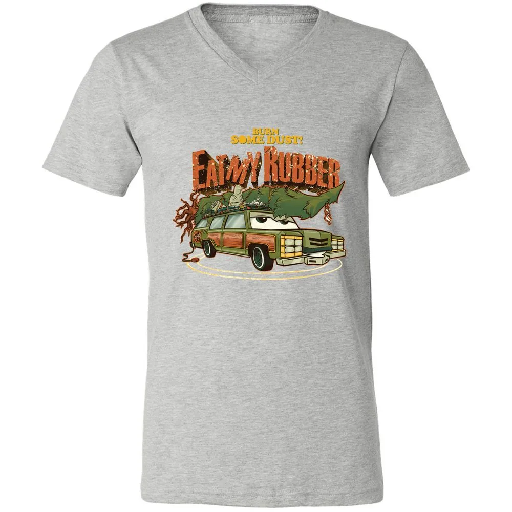 Unisex V-Neck T-Shirt - 7GU7TZKK - Athletic Heather - 7