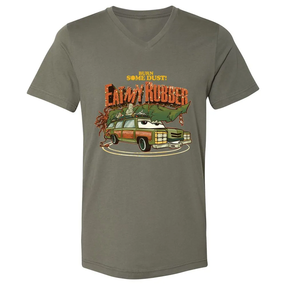 Unisex V-Neck T-Shirt - 7GU7TZKK - Military Green - 10