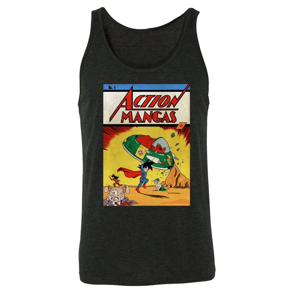 Unisex Jersey Tank - PF2T4JEC - Charcoal Black Triblend - 5
