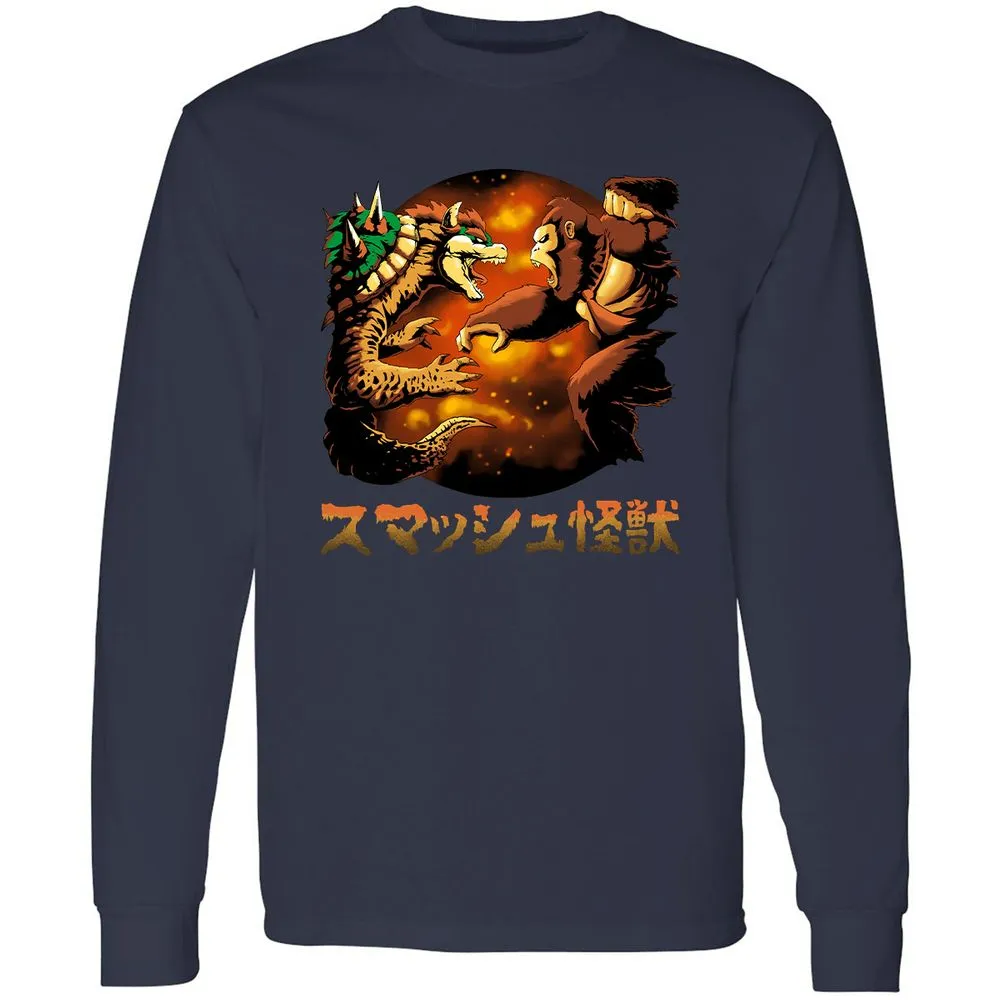 Long Sleeve T-Shirt - ALLLF2QP - Navy - 2