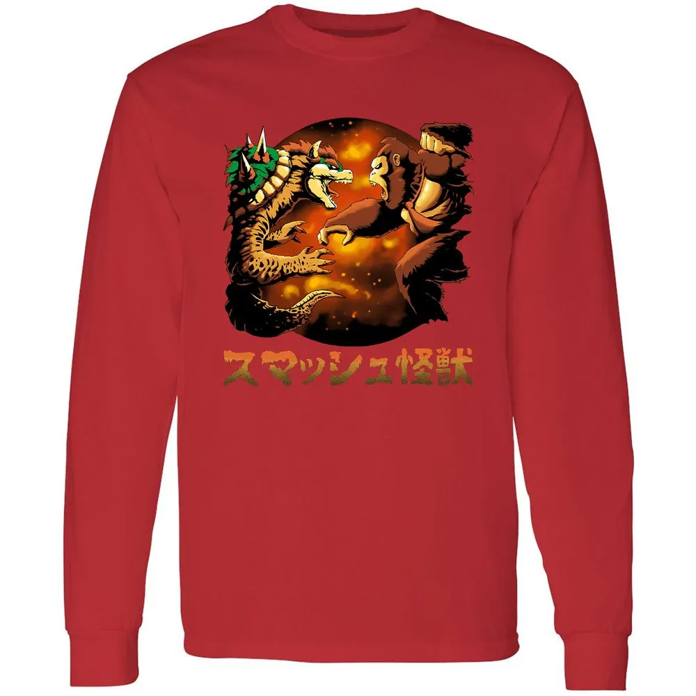 Long Sleeve T-Shirt - ALLLF2QP - Red - 14