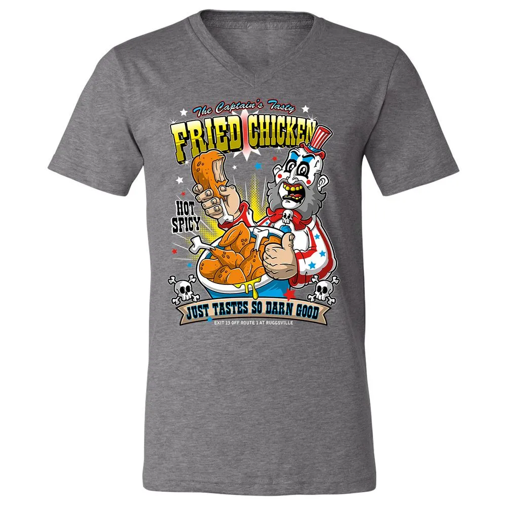Unisex V-Neck T-Shirt - AFTCLY4Q - Deep Heather - 13