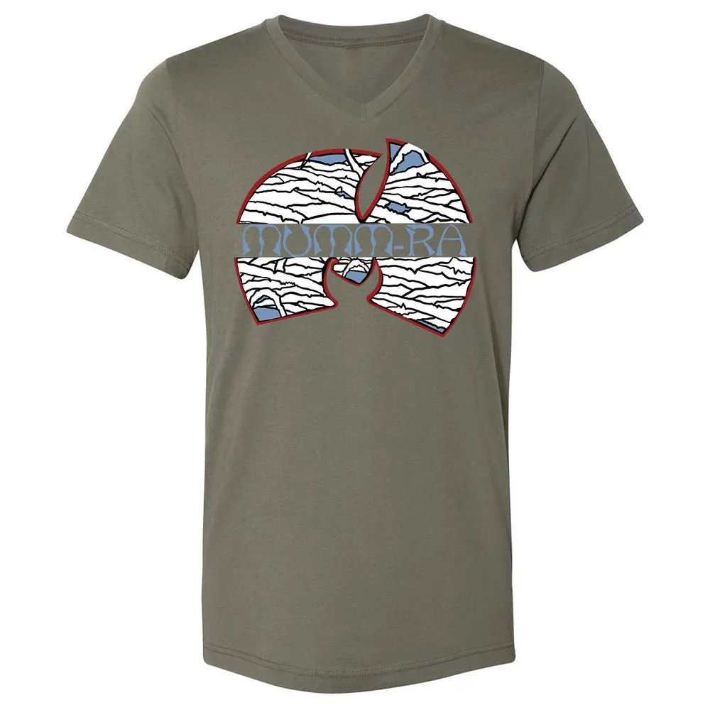 Unisex V-Neck T-Shirt - 3B8EM4JL - Military Green - 10