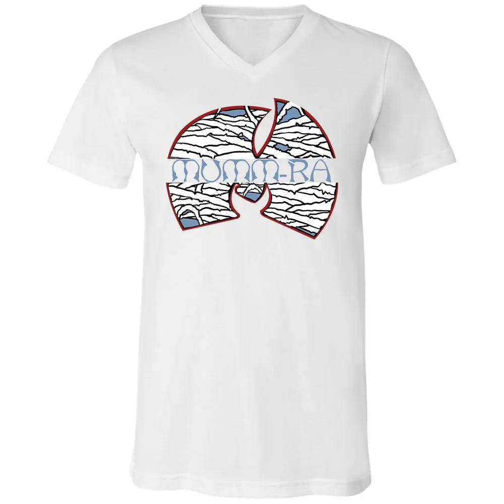 Unisex V-Neck T-Shirt - 3B8EM4JL - White - 5