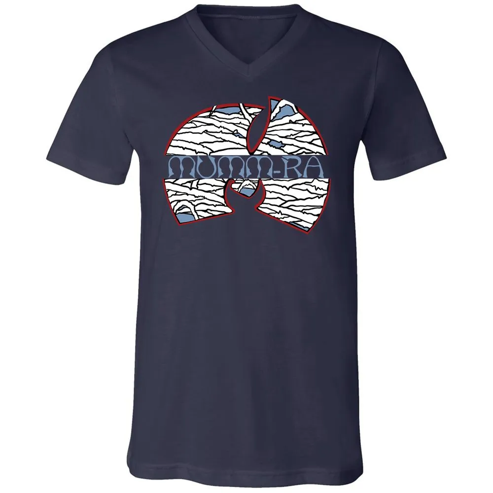 Unisex V-Neck T-Shirt - 3B8EM4JL - Navy - 2