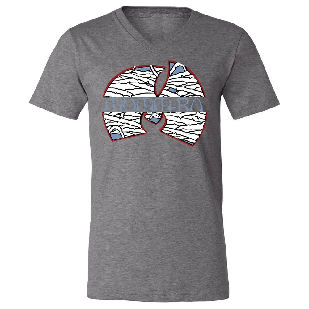 Unisex V-Neck T-Shirt - 3B8EM4JL - Deep Heather - 13