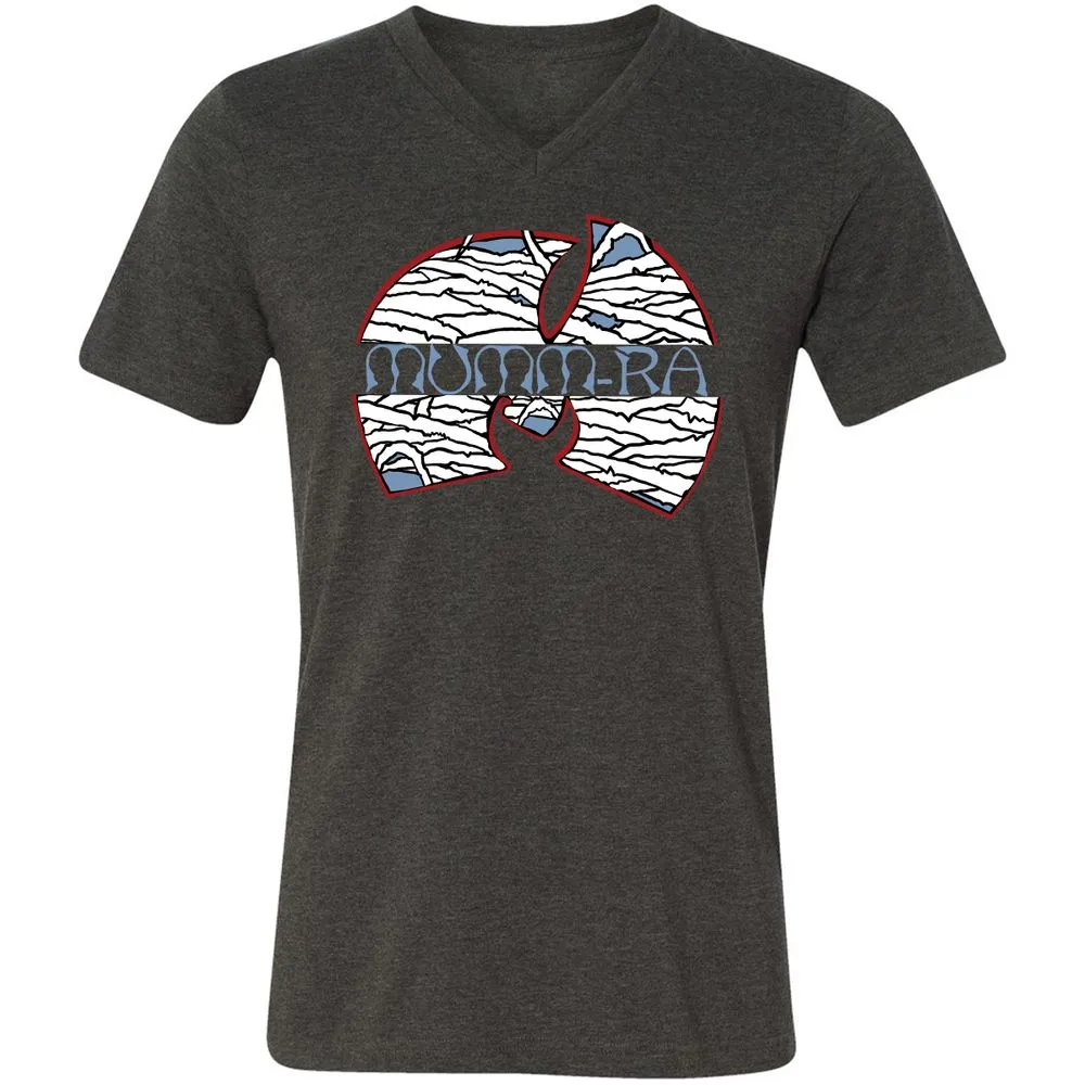 Unisex V-Neck T-Shirt - 3B8EM4JL - Dark Grey Heather - 8