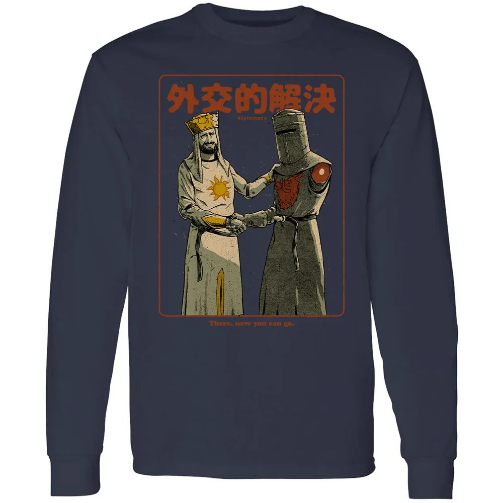 Long Sleeve T-Shirt - Black - Navy - 2