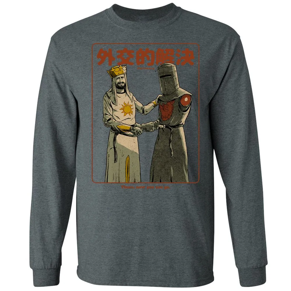 Long Sleeve T-Shirt - Black - Dark Heather - 15