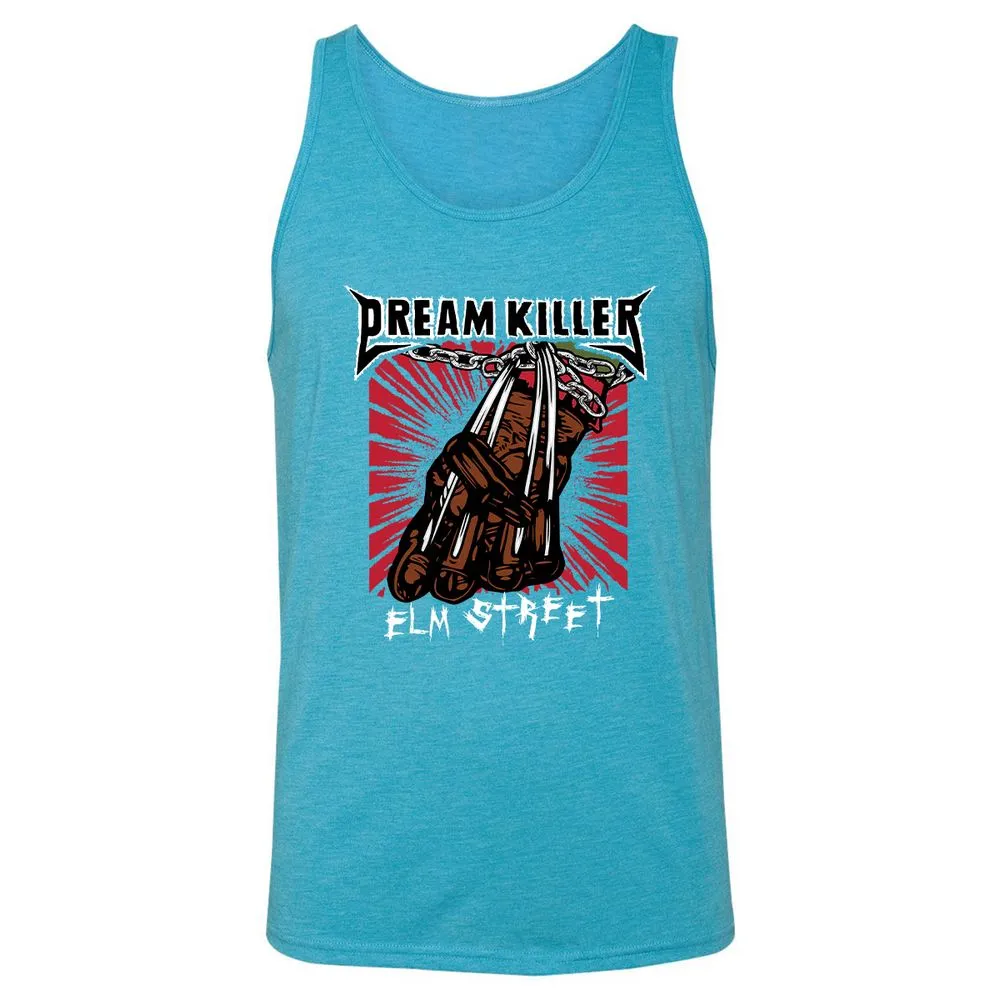Unisex Jersey Tank - MQLEAFV8 - Aqua Triblend - 3